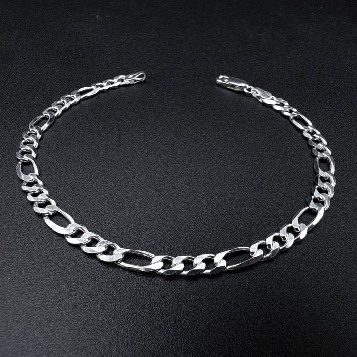 Pulsera Fígaro 5mm - Plata 925 Italy – Silver Ice 01