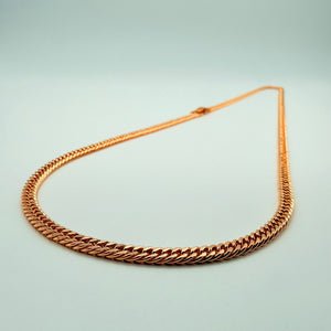 Cadena Cubana Oro Goldfilled Rosa – 4mm