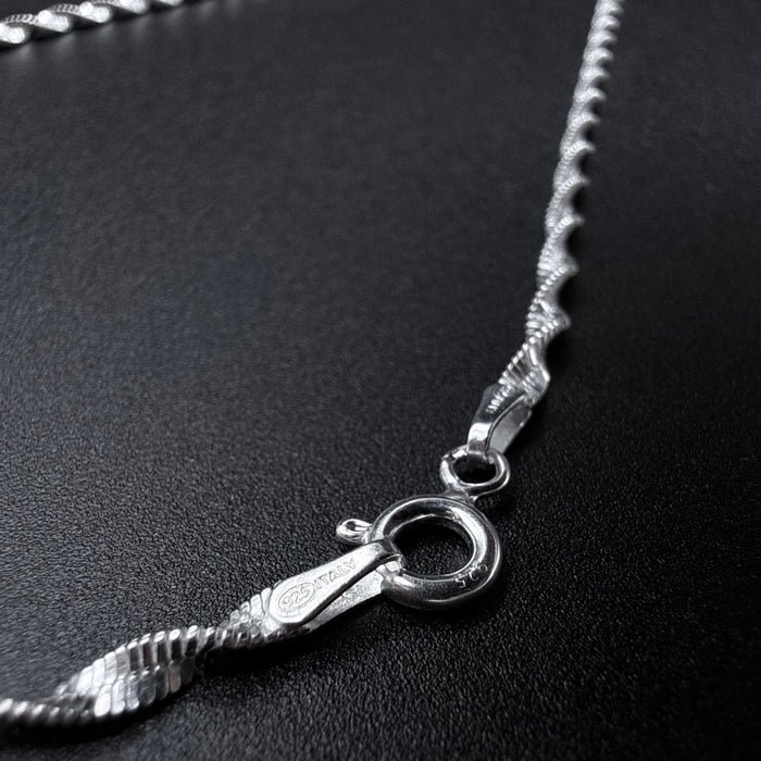 Cadena Espiral 2,5mm - Plata 925 Italy – Silver Ice 02