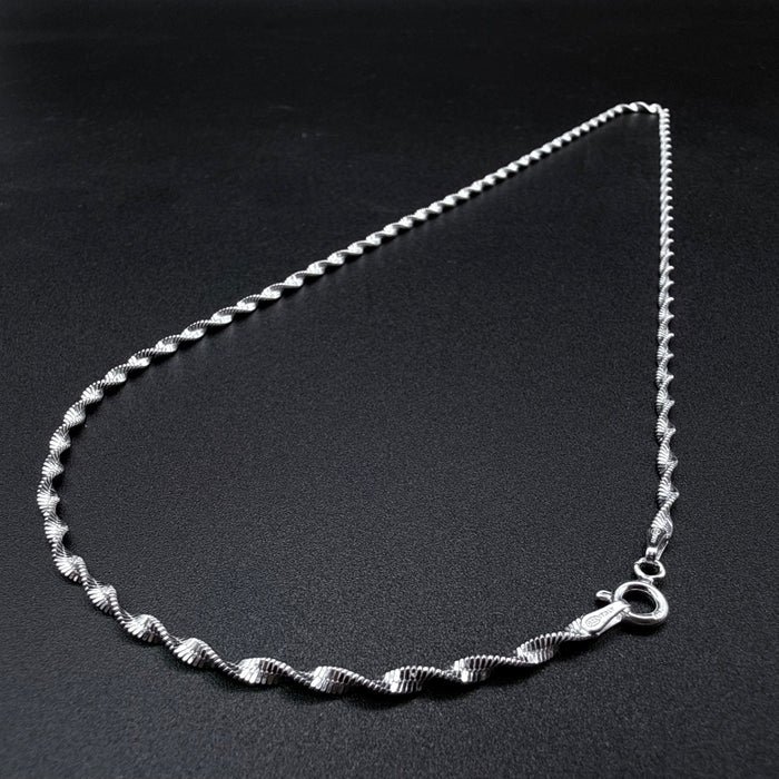Cadena Espiral 2,5mm - Plata 925 Italy – Silver Ice 01