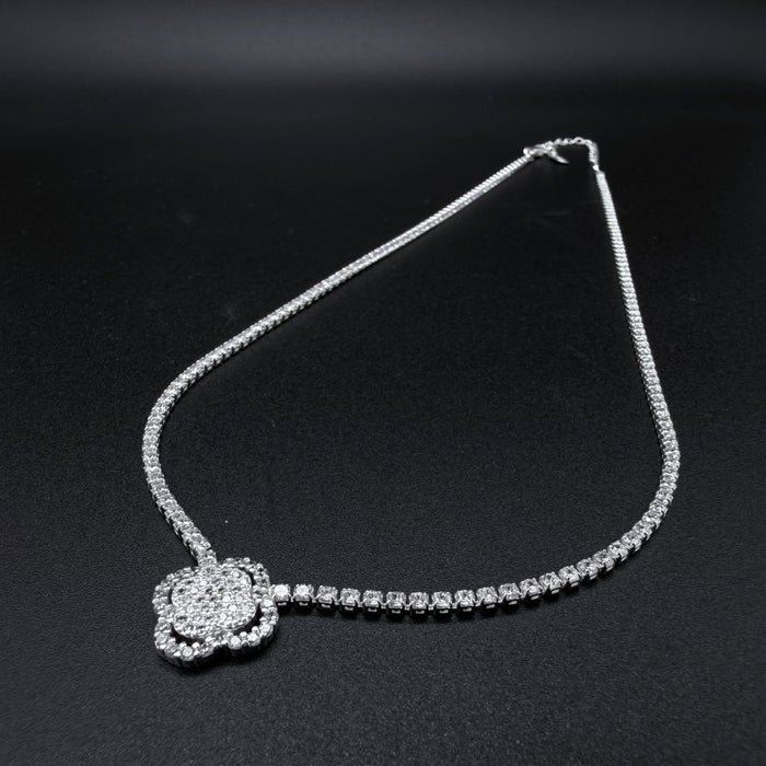 Collar Trébol Glamour Plata 925 – Silver Ice 02