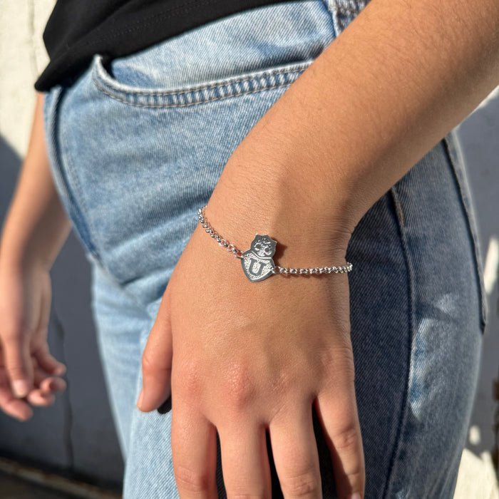 Pulsera Orgullo Azul Plata 925 – Silver Ice 03