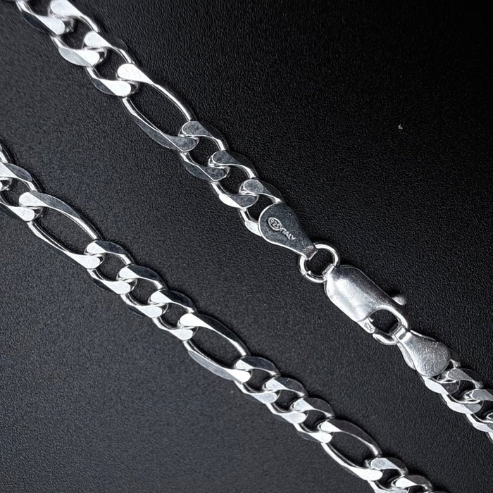 Pulsera Fígaro 5mm - Plata 925 Italy – Silver Ice 02