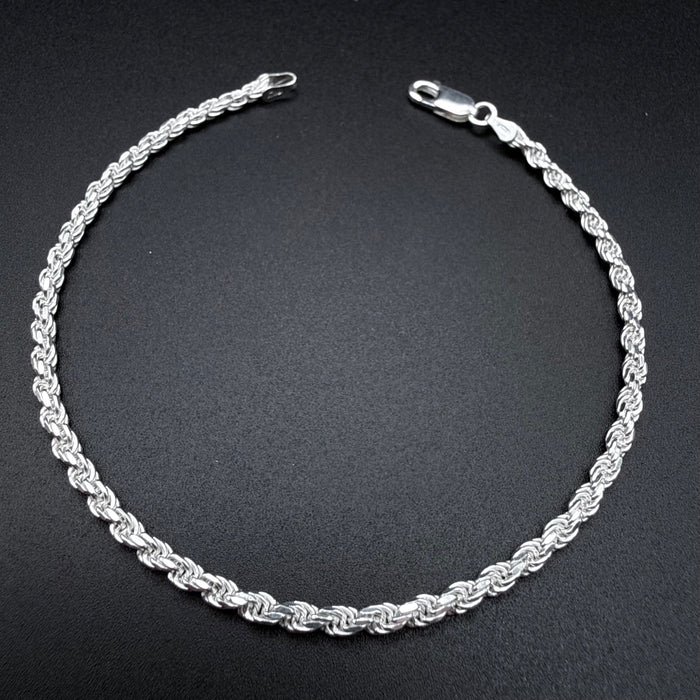 Pulsera Turbillón 3mm - Plata 925 Italy – Silver Ice 01