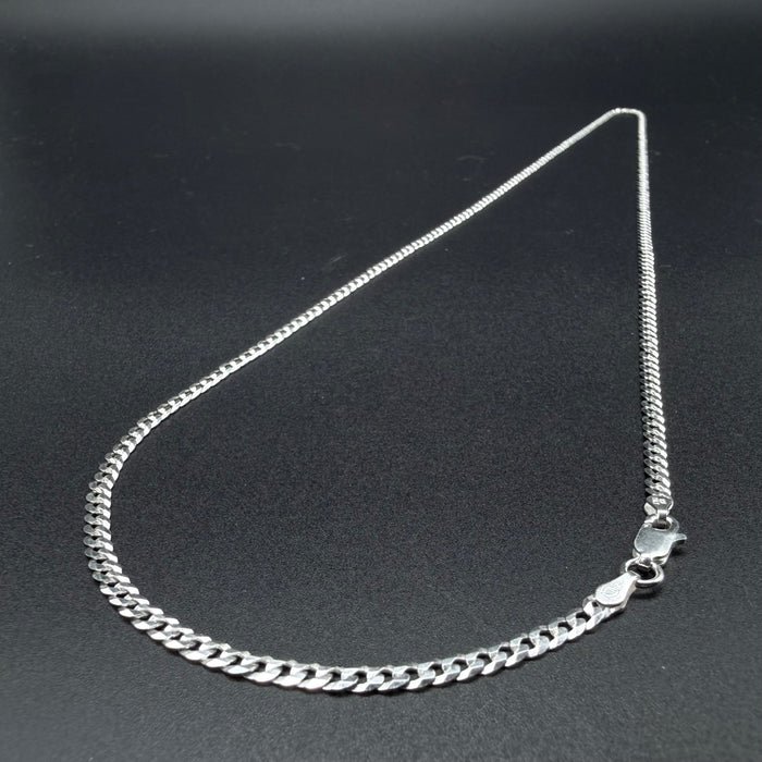 Cadena Cubana 3mm - Plata 925 Italy – Silver Ice 01