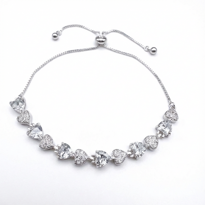 Pulsera Crystal Love Plata – Silver Ice 01
