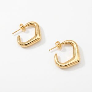 Aros Media Luna - Oro Goldfilled