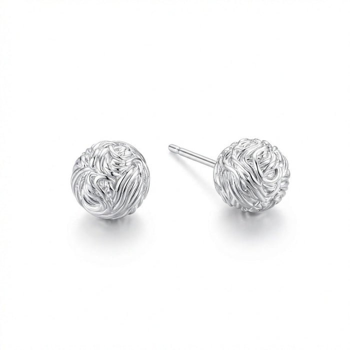 Aros Esfera Aurora - Plata 925 – Silver Ice 01