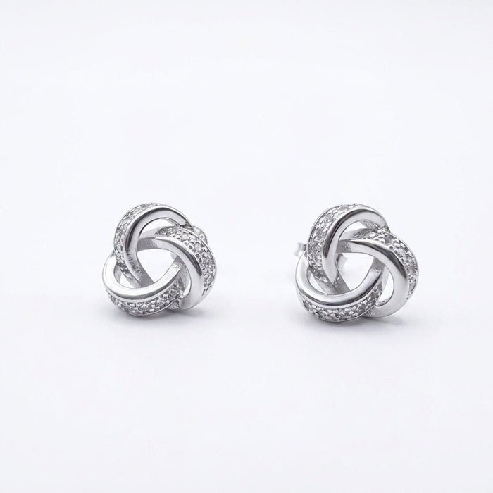 Aros Nudo Brillante - Plata 925 – Silver Ice 02