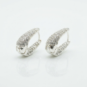Aros Crystal Curve Plata 925