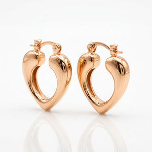 Aros Elipse Oro Goldfilled Rosa