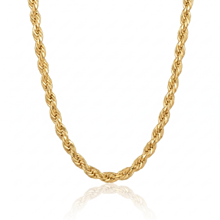 Cadena Turbillón Oro – 6 mm – Silver Ice 01