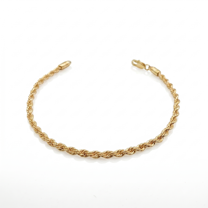 Pulsera Turbillón Oro Goldfilled – 2,5mm – Silver Ice 01