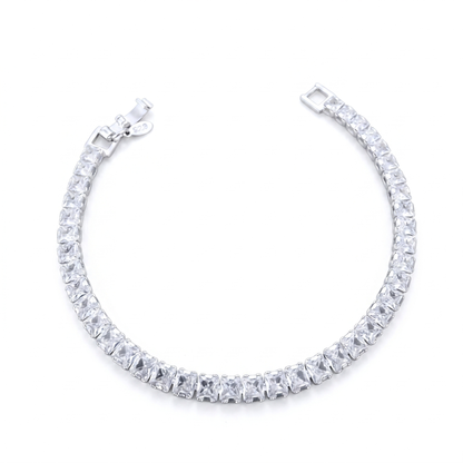 Pulsera Tennis con Circones 5mm – Silver Ice 01